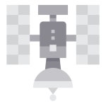 위성 접시 아이콘 itim2101 Flat