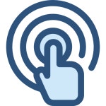 Free Icon | Touch screen