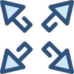 Free Icon | Expand