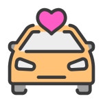 Car Generic Outline Color icon