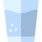 물 아이콘 Basic Straight Flat