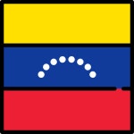 베네수엘라 아이콘 Flags Square
