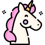 일각수 - 무료 동물개 아이콘 아티스트가 디자인한 일각수 종의 무료 아이콘