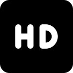 Hd 아이콘 Basic Black Solid