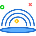 무지개 - 무료 자연개 아이콘 아티스트가 디자인한 무지개 종의 무료 아이콘