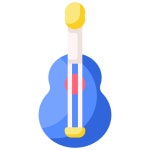 우쿨렐레 - 무료 여행개 아이콘 아티스트가 디자인한 우쿨렐레 종의 무료 아이콘