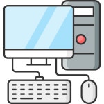 Pc 모니터 - 무료 컴퓨터개 아이콘 아티스트가 디자인한 Pc 모니터 종의 무료 아이콘