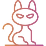 Cat Generic Gradient icon