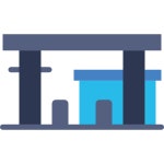 주유소 - 무료 건물개 아이콘 아티스트가 디자인한 주유소 종의 무료 아이콘