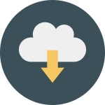 Cloud - Free ui icons Cloud free icons designed by DinosoftLabs