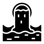 하수 아이콘 Payungkead Solid