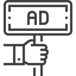 Ad Maxim Flat Lineal icon