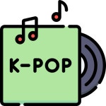 케이팝 - 무료 음악과 멀티미디어개 아이콘 아티스트가 디자인한 케이팝 종의 무료 아이콘