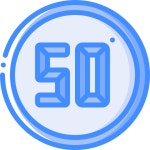 Gauge Basic Miscellany Blue icon