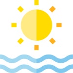 Sun Basic Straight Flat icon