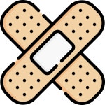 밴드 에이드 - 무료 의료개 아이콘 아티스트가 디자인한 밴드 에이드 종의 무료 아이콘