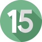 15 아이콘 Flat Circular Flat