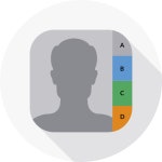 Contacts - Free user icons Contacts free icons designed by Freepik