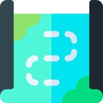 지도 - 무료 지도 및 위치개 아이콘 아티스트가 디자인한 지도 종의 무료 아이콘