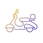 모터 달린 자전거 - 무료 수송개 아이콘 아티스트가 디자인한 모터 달린 자전거 종의 무료 아이콘