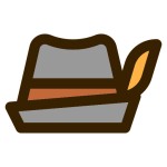 Hat Generic Outline Color icon