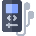 Mp3 아이콘 Basic Rounded Flat