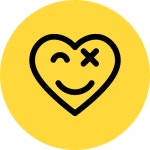 웃다 - 무료 스마일개 아이콘 아티스트가 디자인한 웃다 종의 무료 아이콘