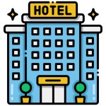 Hotel - Free holidays icons Hotel free icons designed by Flat Icons