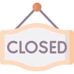 Closed - Free signaling icons Closed free icons designed by Freepik