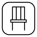 Chair Generic Detailed Outline icon