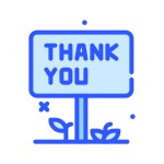 Thank you - Free signaling icons Thank You free vector icons designed by Darius Dan