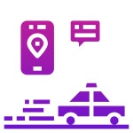 택시 - 무료 연락개 아이콘 아티스트가 디자인한 택시 종의 무료 아이콘