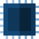 Cpu 아이콘 Basic Straight Flat