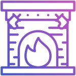 난로 아이콘 Generic Gradient