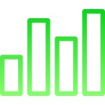 Bar chart Stockio Lineal Gradient icon