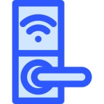 스마트 락 아이콘 Generic Blue