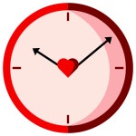 Clock - Free valentines day icons Clock free icons designed by cah nggunung