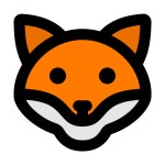 여우 아이콘 Generic Outline Color