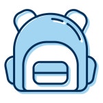 가방 아이콘 Generic Blue