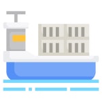 Cargo boat - Free transportation icons Cargo Boat free icons designed by surang