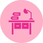 Desk Generic Flat icon