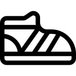 구두 아이콘 Basic Rounded Lineal
