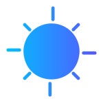 Sun Generic Flat Gradient icon