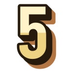 5번 - 무료 모양과 기호개 아이콘 아티스트가 디자인한 5번 종의 무료 아이콘