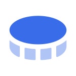 Coin Generic Blue icon