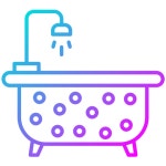 목욕통 - 무료 웰빙개 아이콘 아티스트가 디자인한 목욕통 종의 무료 아이콘