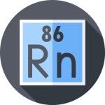 에스제이디엔씨 | Radon Flat Circular Flat icon