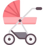 Stroller Special Flat icon