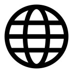 ㈜ 유앤유컴퍼니 | Globe Generic Detailed Outline icon