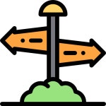 방향 표시 - 무료 여행개 아이콘 아티스트가 디자인한 방향 표시 종의 무료 아이콘